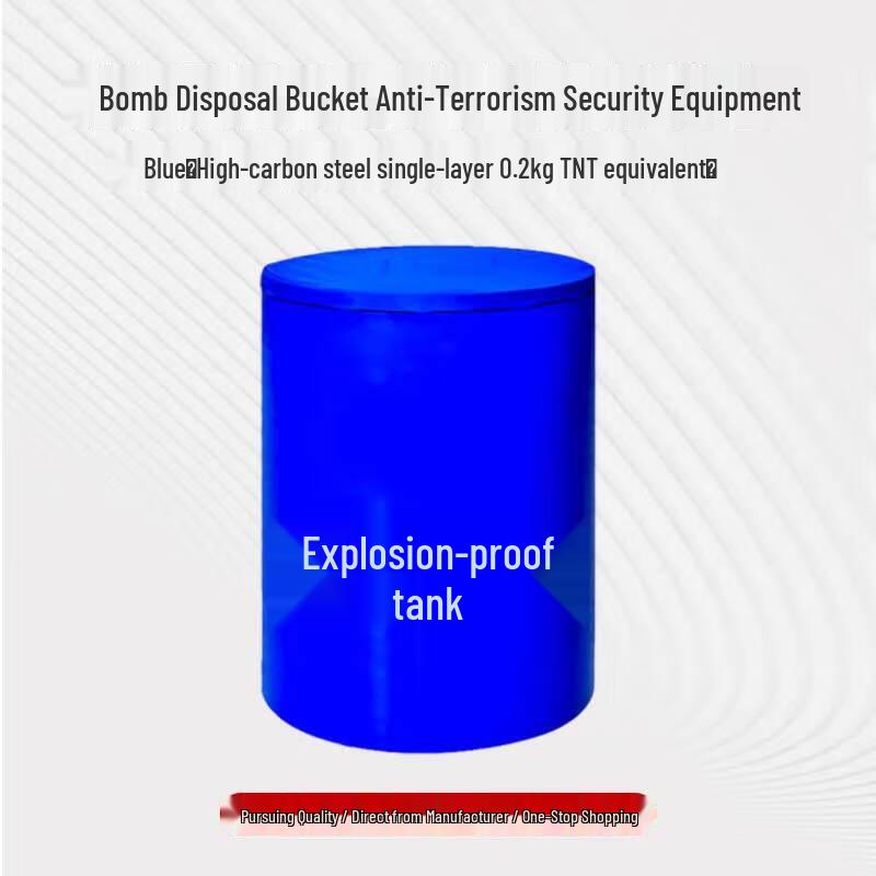 

Ruobeite Double-Layer Stainless Steel Bomb Disposal Container
