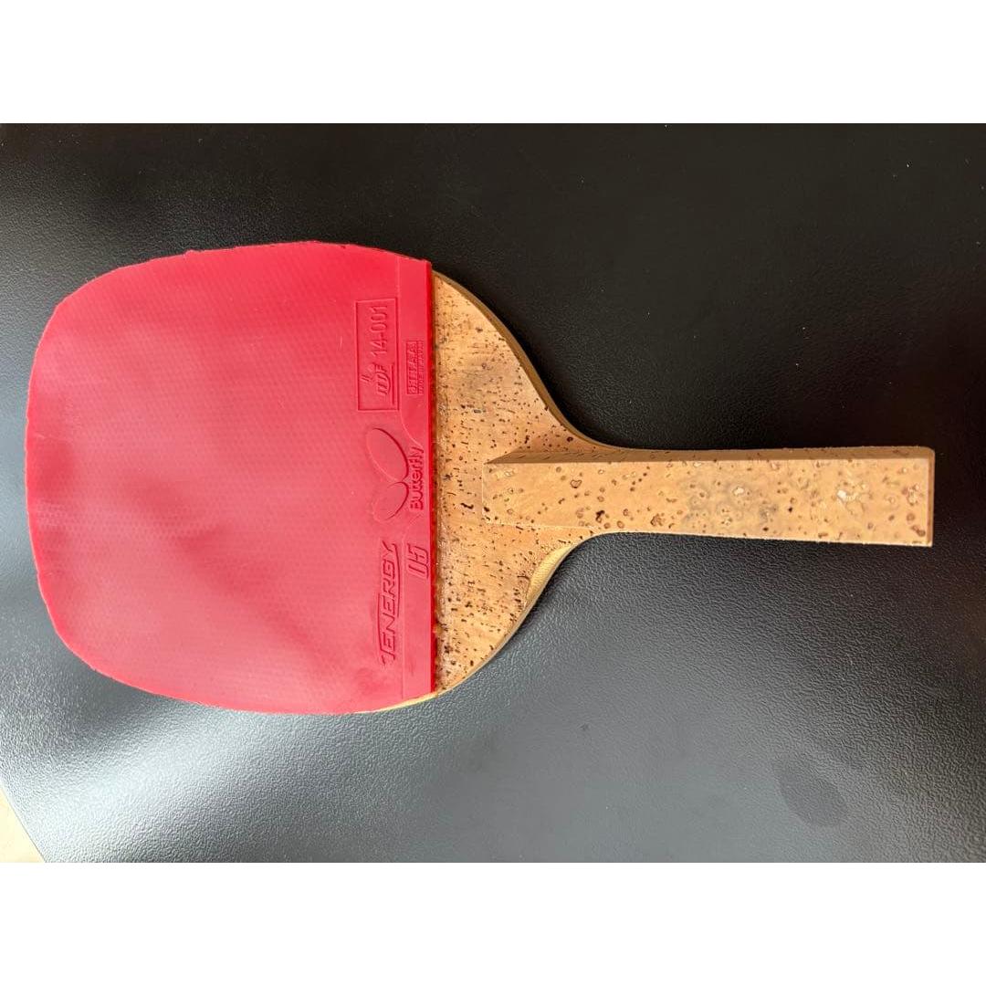 Used [High quality cypress veneer] Darker Speed 25 PI Japanese style pen & Tenergy 05 table tennis