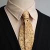 Ascots Groom Neck Wear Gravatas Oil Painting Tie Artistic Floral Neck Ties  Gifts