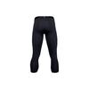 Under Armour Pantalon de compression trois-quarts de basket-ball Rush pour homme Noir 1356881-001