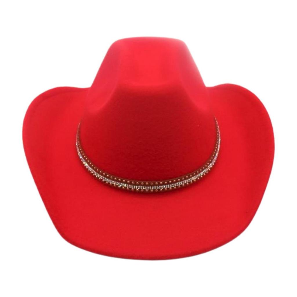 Premium Middle Diamond Accessory Hat Cowboy Hat British Style Jazz Hat Men And Women