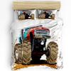 Cartoon Animation Truck Bedding Set 3pcs Boys Girls Duvet Cover Pillowcase Kids Adult Quilt Cover Double Bed Set Home Textile