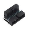 USB3.0 Right Angle Desktop Converters Adapters 90 Degree Motherboards Extension Toolless Installation
