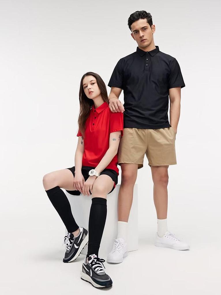 Men's Quick-Dry European Fit Short-Sleeve Polo: Workwear, Sports, Running, Fitness, Casual, Baseball T-Shirt