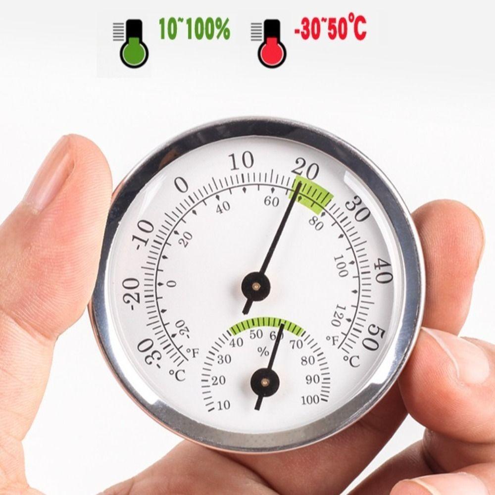 2 PCS Humidity Mini Thermometer Meter Thermo-Hygrometer Pointer Type  Hygrometer  Indoor