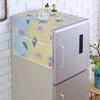 1Pcs New 55x120cm Refrigerator Dust Cover Cotton Linen Dustproof Refrigerator Cloth with Storage Bag Washing Machine Towel