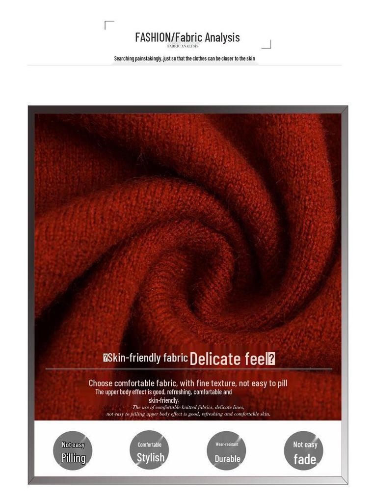 Feinstrickpullover für Mütter: Frühlings-/Herbststil, Langärmeliger Wollpullover für Frauen mittleren Alters