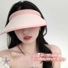 Empty top sun hat women's summer sun protection hat face cover UV protection sports running cycling anti-blowing trend
