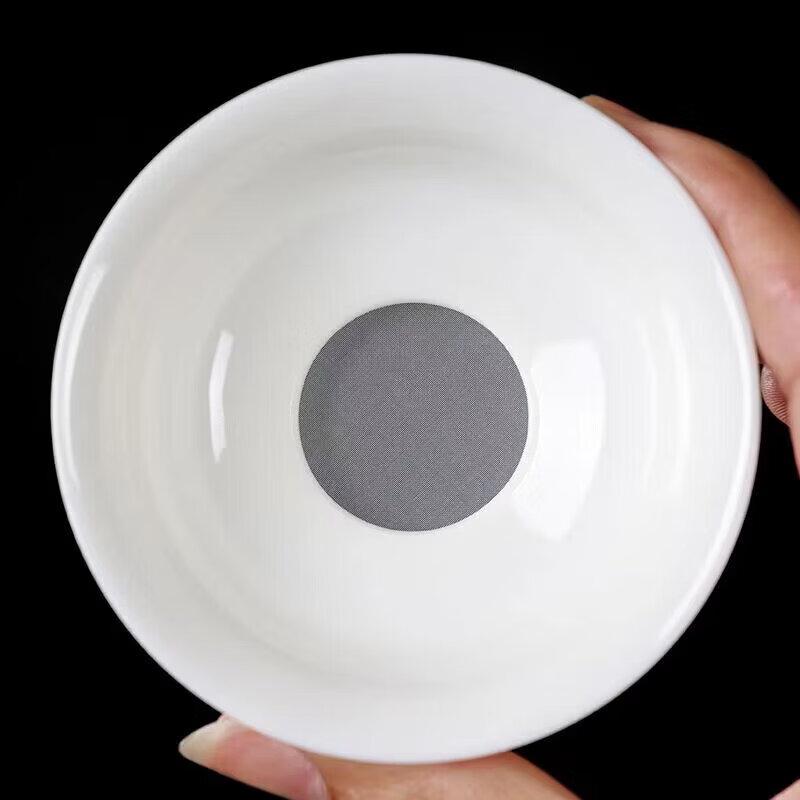 Dehua White Porcelain Kung Fu Tea Strainer