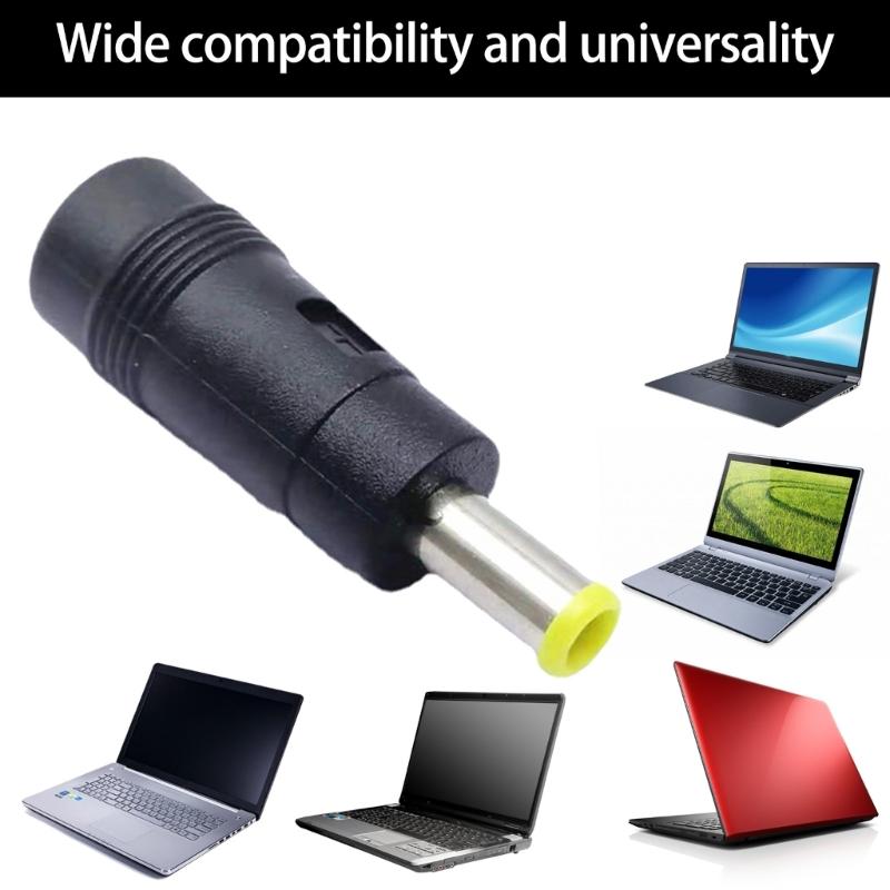 Portable DC5521 Female To DC5.0x3.0mm Male Converter Adapter Power Conversion Head for Various Laptops Brands