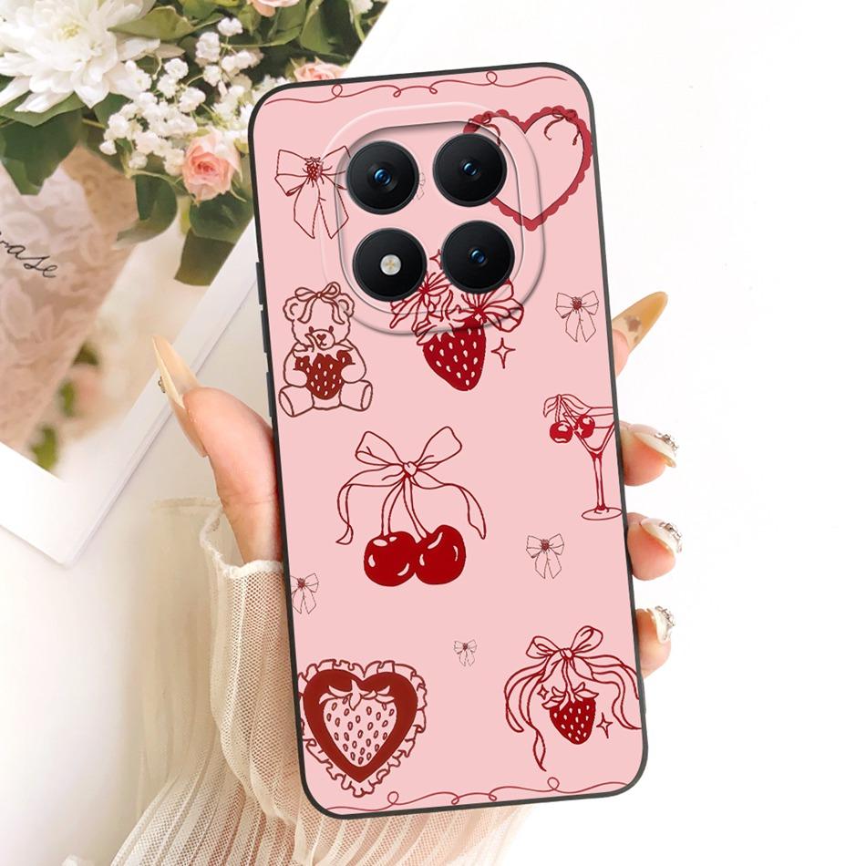 For Xiaomi Redmi Note 15 Pro+ 15Pro 5G Cute Cat Flower Cartoon Phone Case For Redmi Note 15 Pro Plus 5G Soft Silicone Bumpers