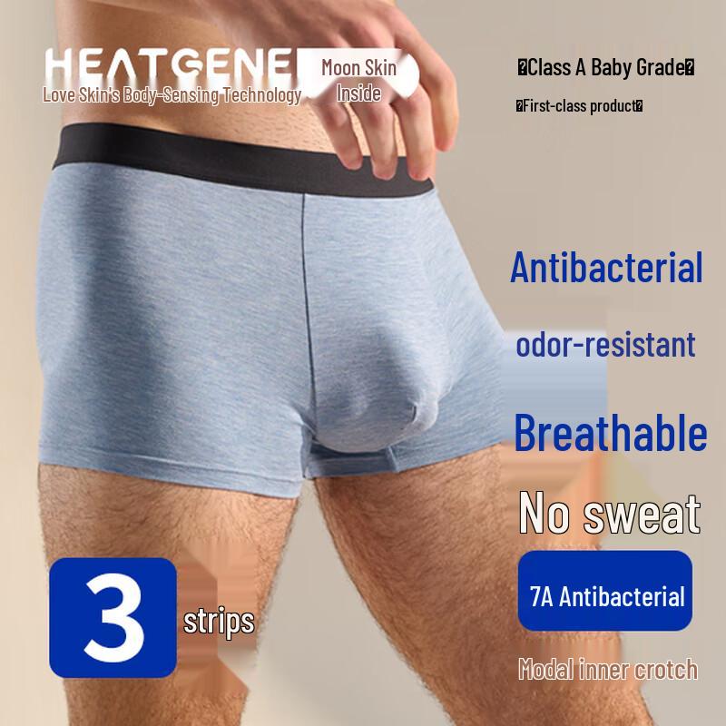 Męskie bokserki modalne 7A antybakteryjne