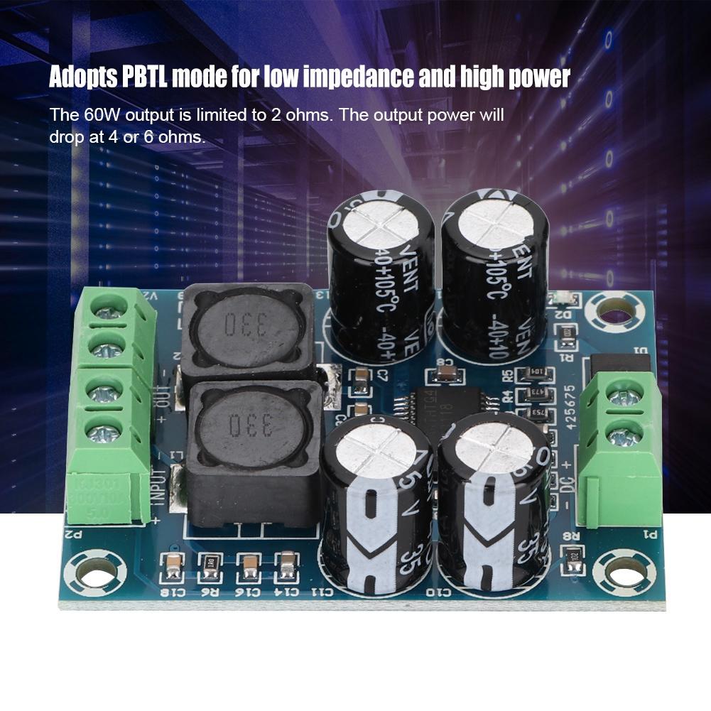 XH-M311 Mini TPA3118 Digital O Amplifier Board O Amplifier Module Mono 60W