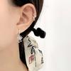Ping An Lock Earbud New Chinese Style Light Luxury High-end Temperament Elegant Earrings Earrings