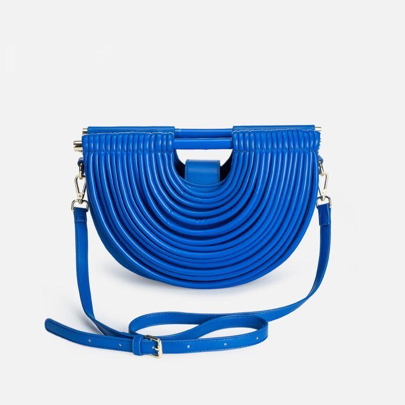 

New woven bag women s handbag women s fashion personality trend high-end bamboo bag with long shoulder strap