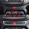 For Jeep Renegade 2015 - 2017 Center Console Dashboard Seat Heat Switch Button Panel Cover Trim Molding Car Accessories