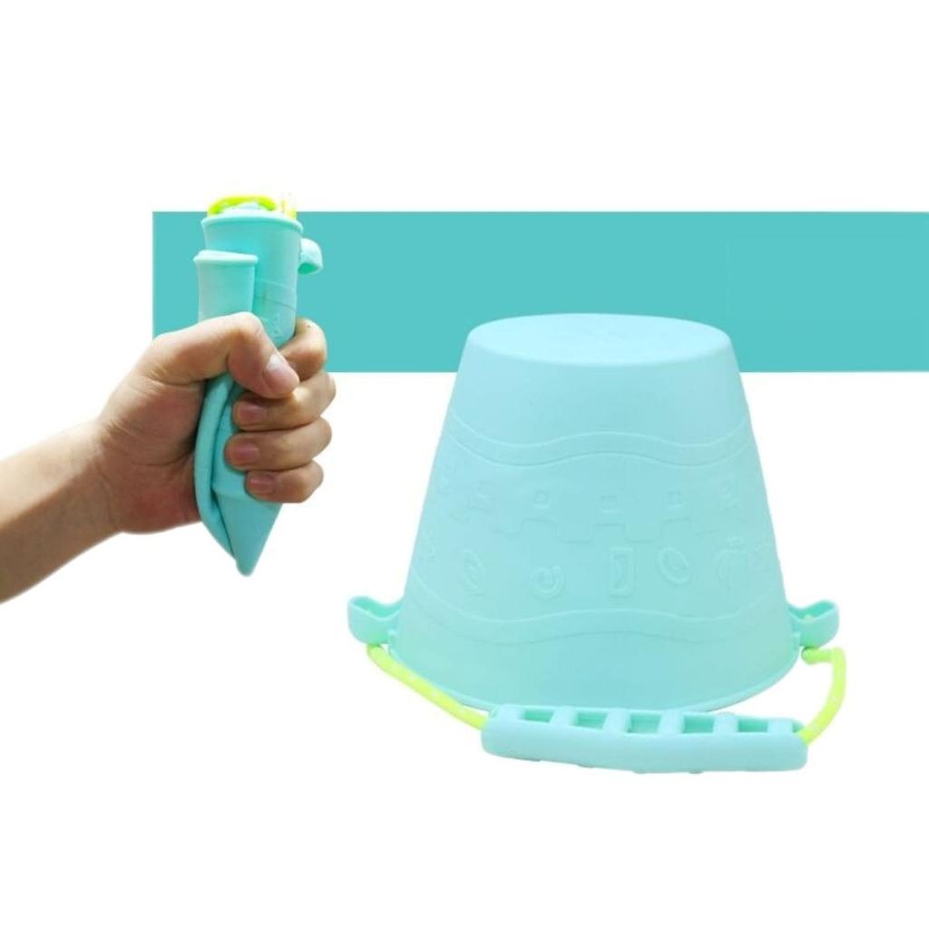 rubber sandbox bucket - mint