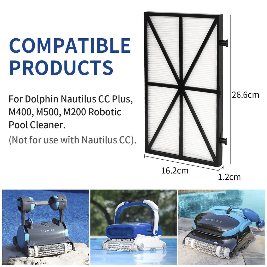 Ultra Fine Cartridge Filter Panel for DOLPHIN M400, M500 Maytronics Part Number: 9991432-R4