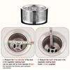 Stainless Steel Sink Strainer Anti-blocking Round Shape Drain Stopper Mesh Hair Catcher Waste Catcher