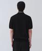 Musinsa Standard Washable Supima Cotton Collared Short Sleeve Cardigan [Black]