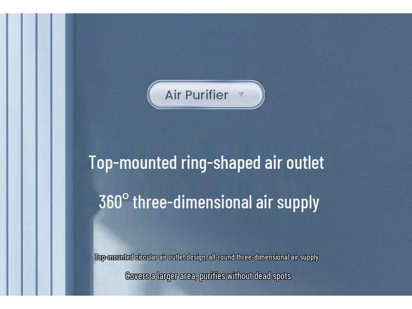 Air Purifier for Removing Smoke Odor, Negative Ions & Formaldehyde - Perfect for Home or Office