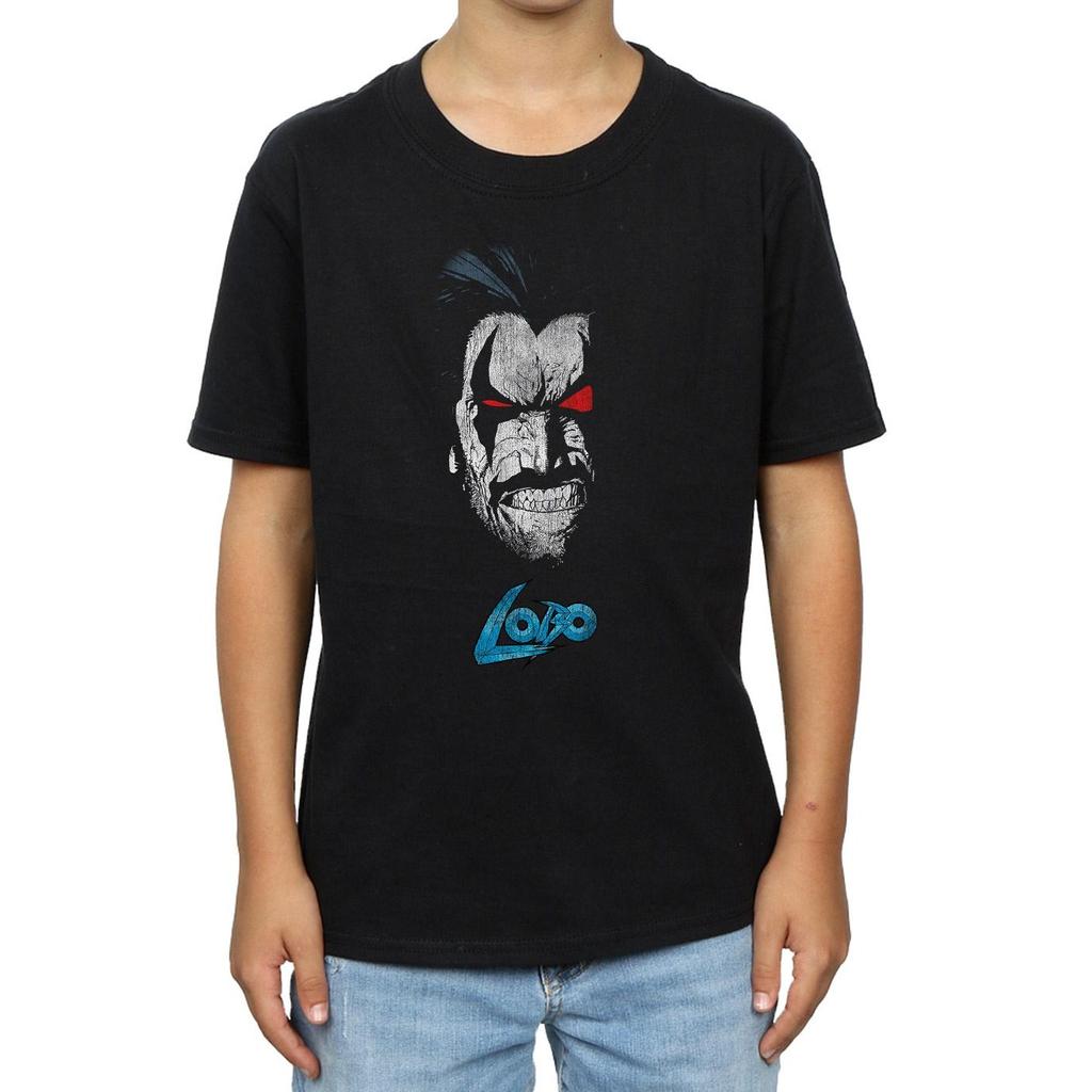 DC Comics Lobo Face T-Shirt für Jungen