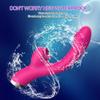 Vibrator For Women 2 In 1 Licking Machine Clitoris Stimulator G-Spot Powerful Vibro Dildo Wand Female Clit Sucker Adult Sex Toys