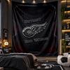 Wall Hanging Tapestry Detroit Red Wings Print Cloth for Living Room Bedroom Home Decor