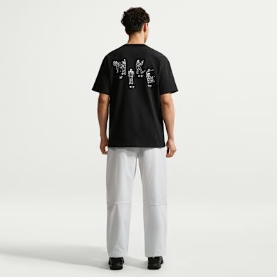 Nike T Shirts Men's Black Crew Neck Moderate