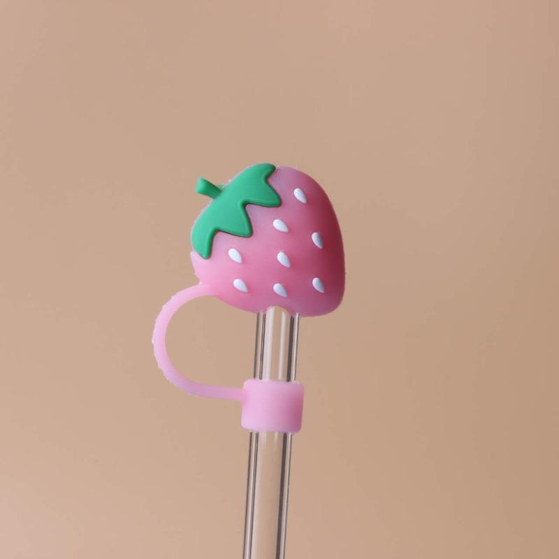 Pen Cap, Cute Girl, 8mm Inner Diameter, Protective Dust Cover, Cute Straw Cap, Straw Cover, Cartoon