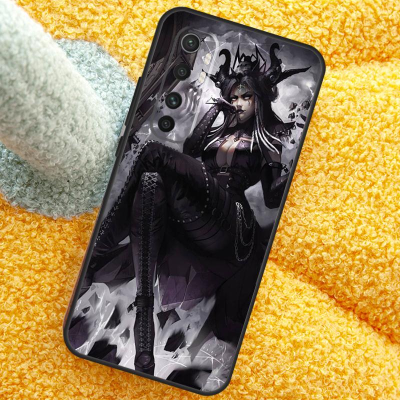 

Чехол-страшилка Лунная Ведьма Для POCO X3 X4 X5 F5 Pro M5s C40 F4 GT F3 Чехол Для Xiaomi 12T 11T Pro 12 13 Lite 12X Xiaomi 12T (12T Pro)