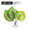 Reptile Habitat Artificial Climbing Leaf Plant Rest Bed for Fish Tank Lizard Snake Turtle Spawning Breeding Decor