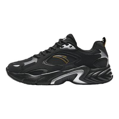 Comfortable Breathable Shock Absorbing Durable Low Top Casual Shoes Men Sneakers Black 112438813-4