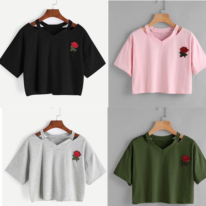 

Женская повседневная футболка с короткими рукавами и V-образным вырезом, жилет, блузка