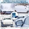 2-Pack Anti-Freeze Electromagnetic Car Snow Removal Device, Car Interference Antifreeze trument for Winter Commute Ice Frost Removal on Cars