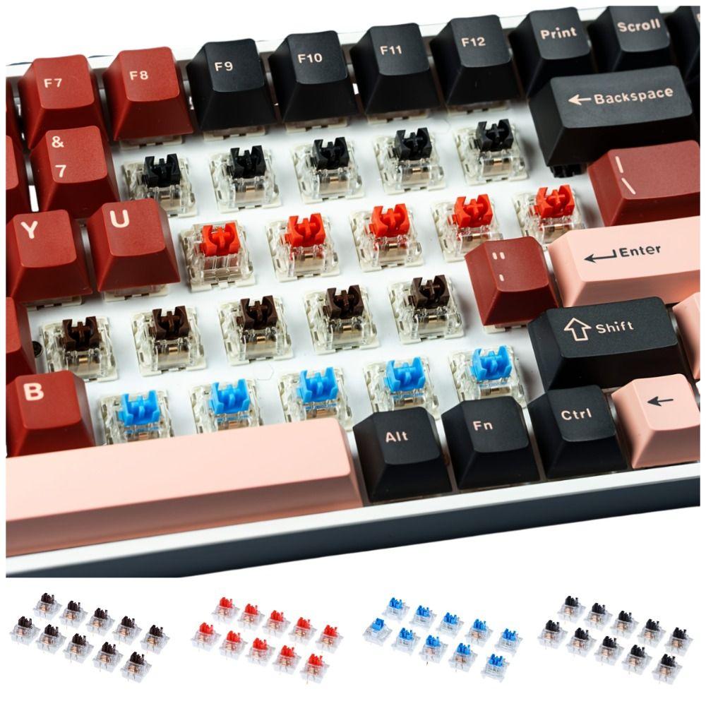 10Pcs Dust-proof 3 Pin Tactile Switches Mini Keyboard Switch Replacement Axis Shaft Switch PC