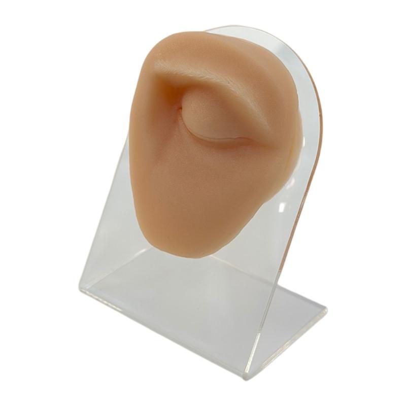 Professional Silicone Body Facials Piercing Trainer With Realistic Skin Texture For Dental Education And Aesthetic Labs