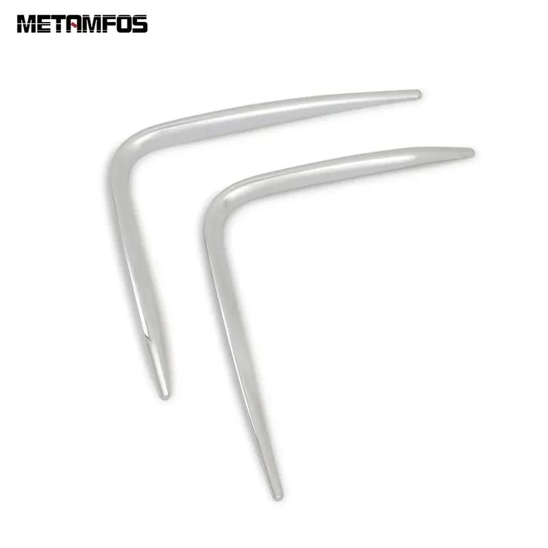 Rear Fog Light Lamp Eyelid Eyebrow For Subaru XV Crosstrek SUV 2018-  Chrome Foglight Strip Trim Accessories Car Styling