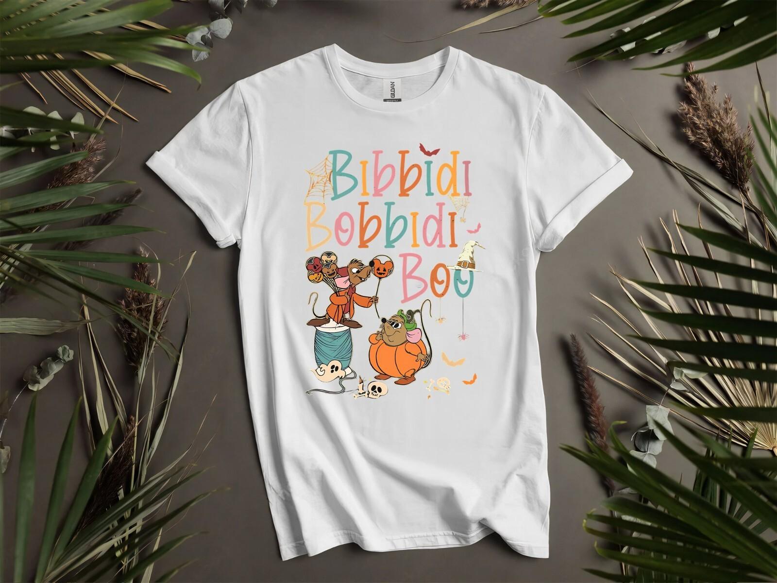 Bibbidi Bobbidi Boo Хэллоуин Жак И Гас Худи Футболка Мужская Женская Унисекс AD43 S