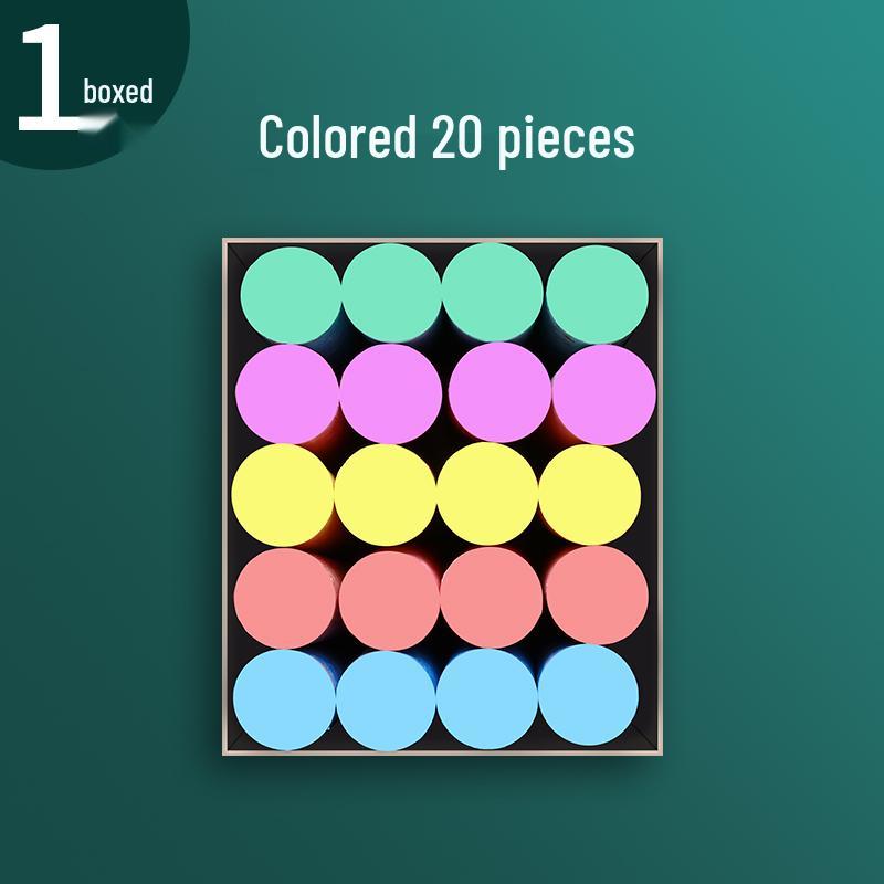 Extra Large Dustless Colored Chalk for Children's Drawing Boards