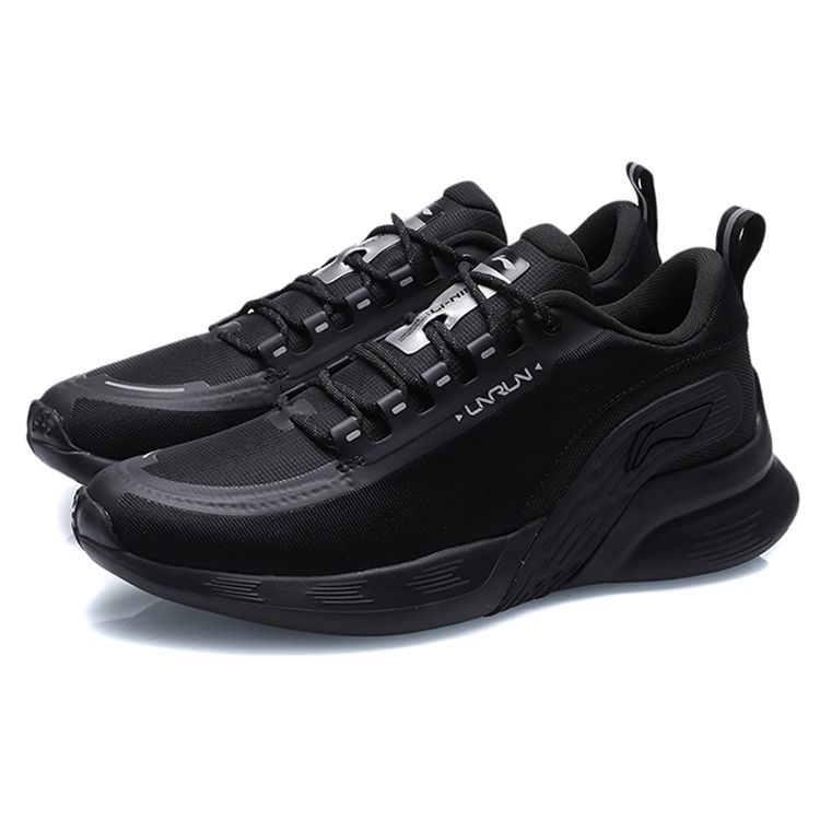 Li Ning Cfr Shock Absorption Non-Slip Wear-Resistant Low-Top Sports Casual Shoes Men Sneakers Black ARHQ221-1
