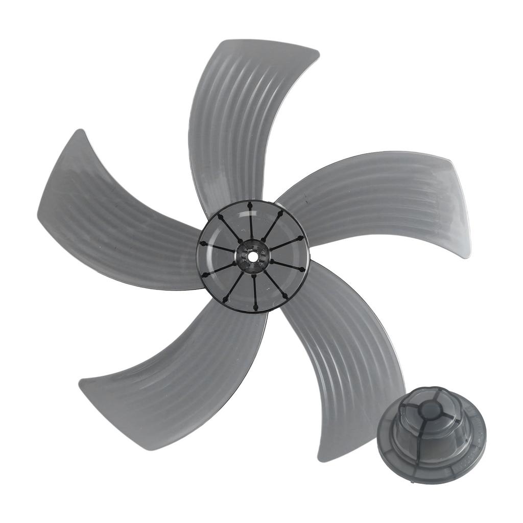 Fan Blade With Nut Cover 14 Inch Fan Blade Household Desk Fan Accessories High Temperature Resistance Low Noise