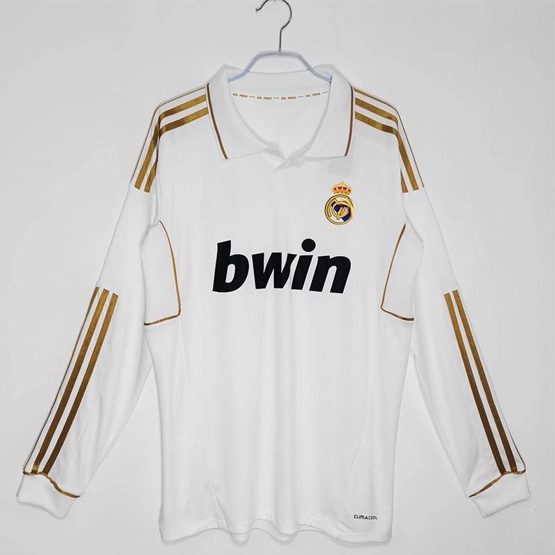 Long Sleeve Retro Football Jersey Men Classic Club National Team Style Sports Training Wear