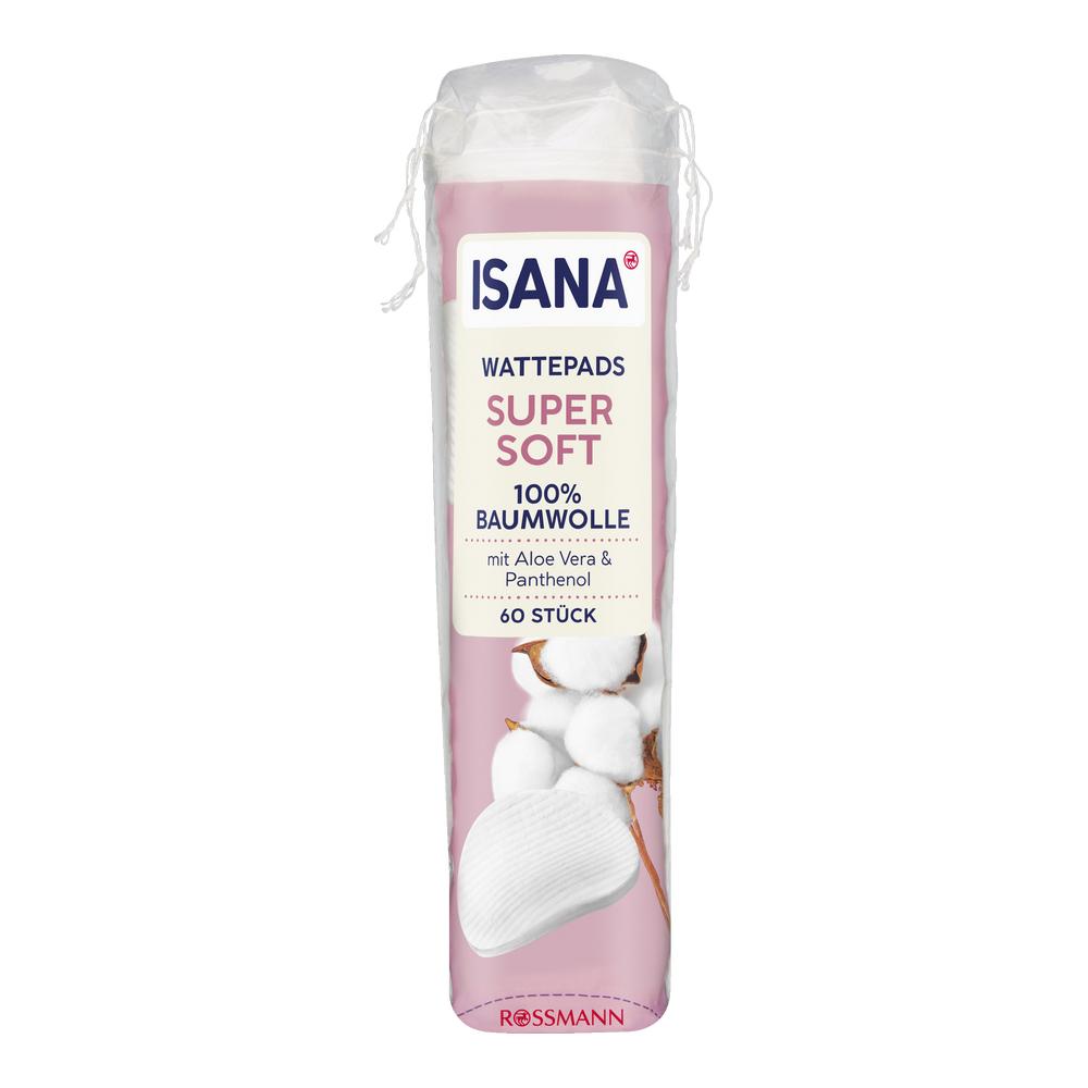 Isana Cotton Pads 100% Cotton Super Soft 60 Sheets