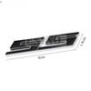 1Pc New SS Car Styling 3D Metal Chrome Zinc Alloy Emblem Car Body SS Front Grill Badge Sticker Decal for Camaro SS
