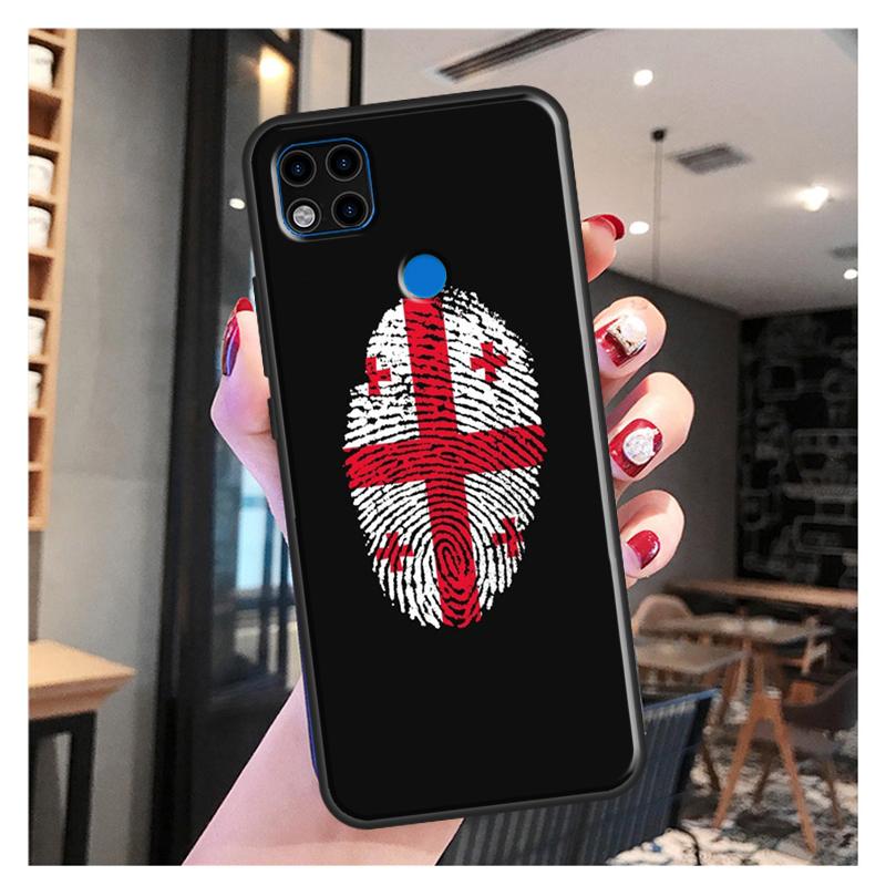 Georgia Flagge Für Xiaomi Redmi Hinweis 11 Pro Telefon Fall Für Redmi 9T 9A 9C 9S 10S Hinweis 9 10 Pro Zurück Abdeckung