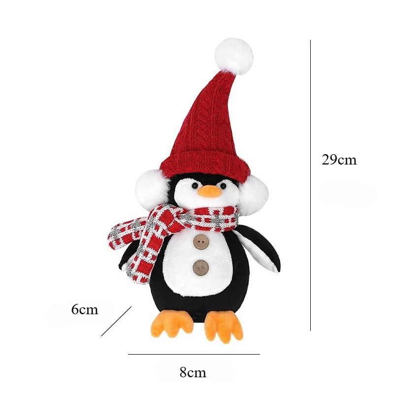 Christmas Figurine, High-end Knitted Pointed Hat Sitting Posture, Dwarf Plush Ornament, Decorative Items