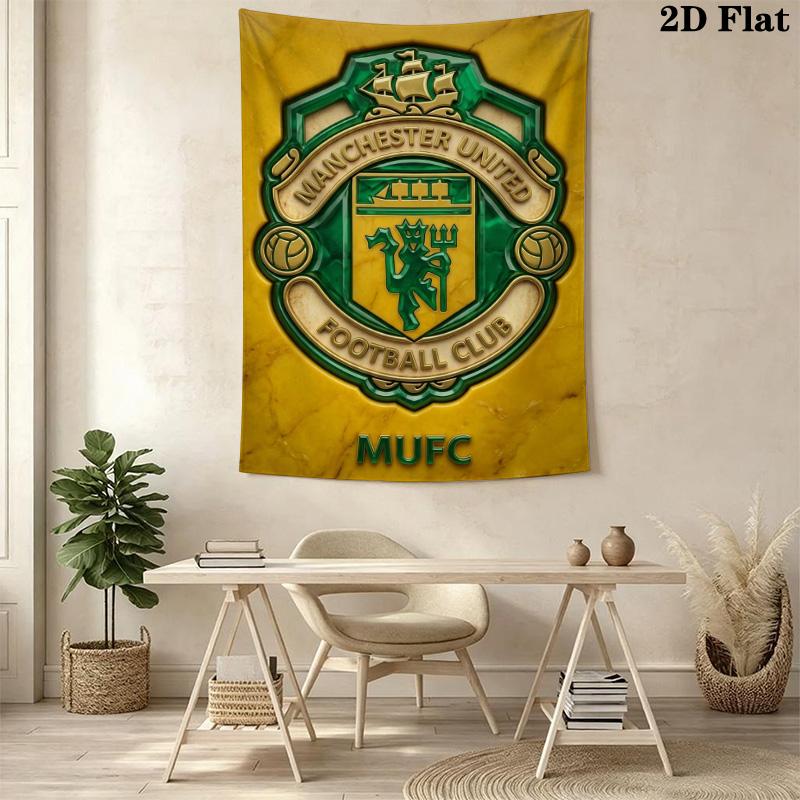 Manchester Crest Emblem Bedding 1 Duvet Cover 2 Pillowcase Without Core Soft And Comfortable Christmas Birthday Gift Bedding Set
