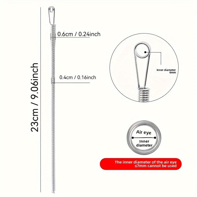 Bendable Spring Drawstring Threader, Flexible Clip for Pants, Hoodies Elastic Band & Lace Cord, DIY Sewing Accessories
