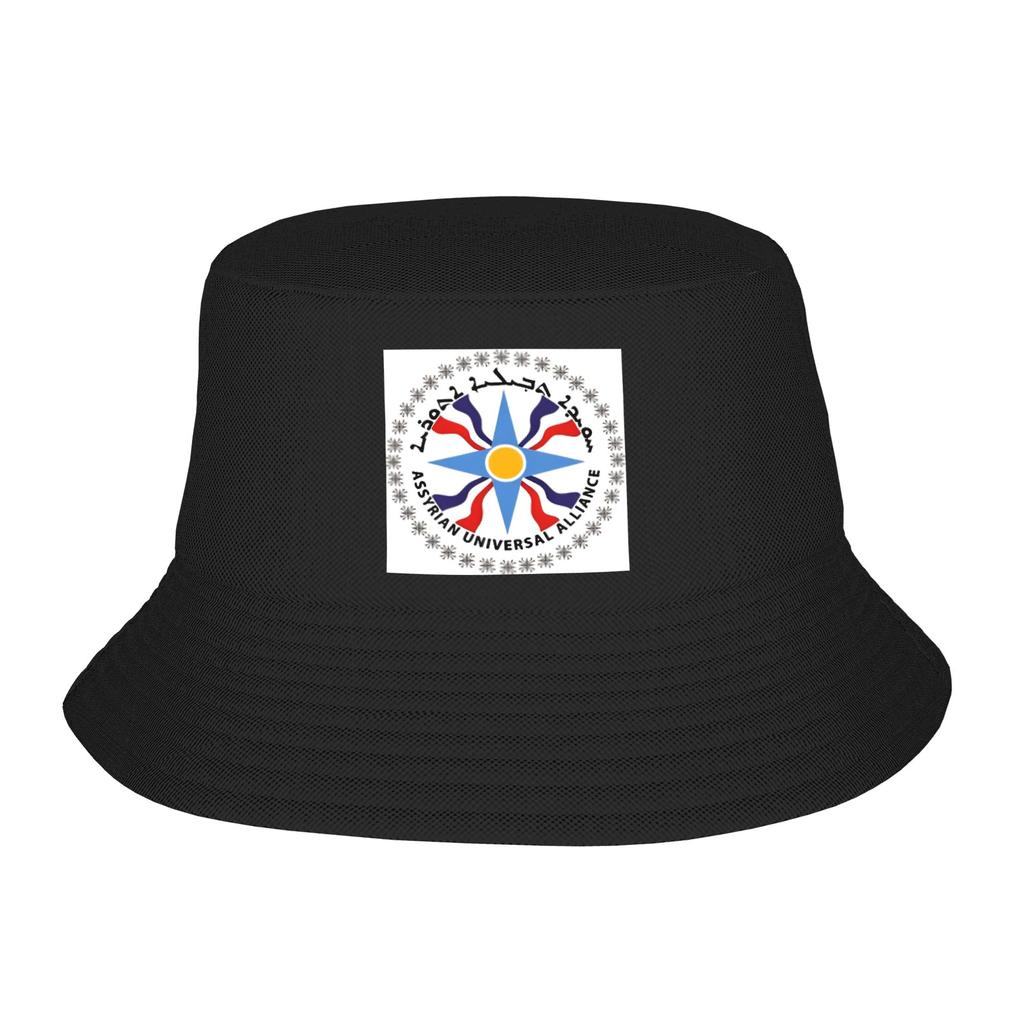 Assyrian Bucket Hat Summer Retro FisherUnisex Hats For Women Portable Travel Hiking Caps Hip Hop Printed Sun Hats
